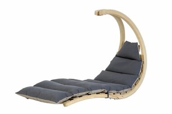 Amazonas Lounger anthracite / Hojdacie lehátko / 240x80 cm / nosnosť 120 kg (AZ-2020400)