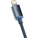 Baseus CAJY000201 Crystal Shine Serier čierna / USB-C na Lightinhg / 1.2m (CAJY000201)