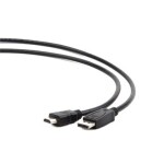 Gembird kábel DisplayPort M na HDMI M 1.8m čierna (CC-DP-HDMI-6)