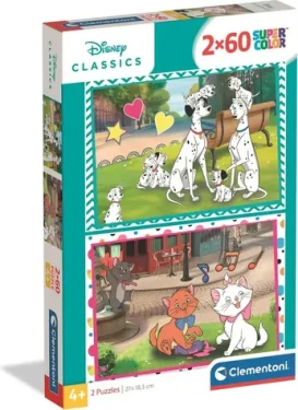 Clementoni Puzzle Disney: 101 dalmatíncov a Aristokočky