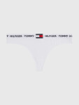 Dámske tangá TOMMY 85 STRETCH COTTON LOGO THONG UW0UW02198YCD biela - Tommy Hilfiger SM