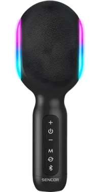 Sencor SSS K1000 / Karaoke mikrofón s reproduktorom / Bluetooth 5.0 / 10W / LED / TWS (35059164)