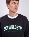Skate World Better Team Crewneck Sweatshirt černá M