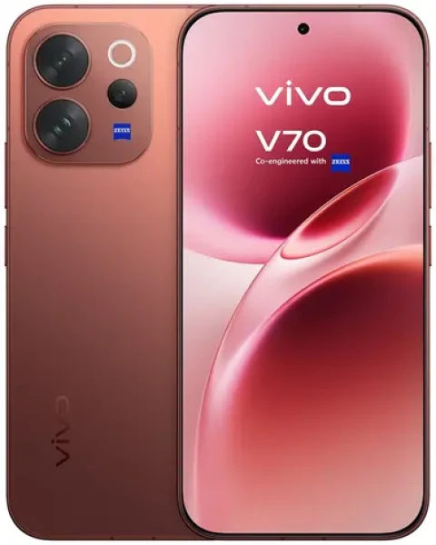 Vivo V70 Sandalwood Brown / Mobilný telefón / 6,59 "AMOLED / Snapdragon 7 Gen 4 / 8GB/256GB / 50MP Zeiss / 5G (5675288)