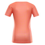 Dětské rychleschnoucí triko ALPINE PRO BASIKO neon shocking orange varianta pa