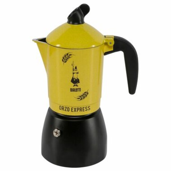 Bialetti Orzo Express kanvička na 4 šálky žlto-čierna 215 ml (0002324/MR)