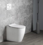 ISVEA - SENTIMENTI WC misa stojaca, Rimless, 36x55cm spodný/zadný odpad, biela 10SM10004SV