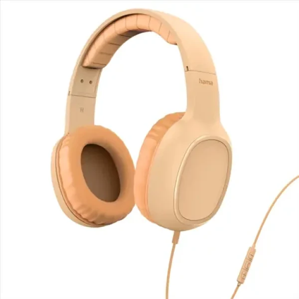 HAMA USB-C slúchadlá s mikrofónom Fun C oranžová / uzavretá (221817)