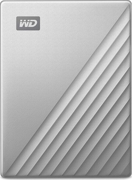 WD WD My Passport Ultra for Mac WDBGKC0060BSL - Festp - verschlusselt - 6 TB - extern (tragbar) - USB 3.2 Gen 1 (USB-C Steckverbinder) - 256-Bit-AES - Silber