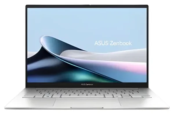Asus Zenbook 14 strieborná / Notebook / 14" WUXGA OLED Touch / Intel Core Ultra 9 285H 2.9GHz / 32GB / 512GB SSD (UX3405CA-OLED1680XZ)