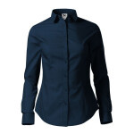 Dámske tričko Style LS (tmavomodré) L