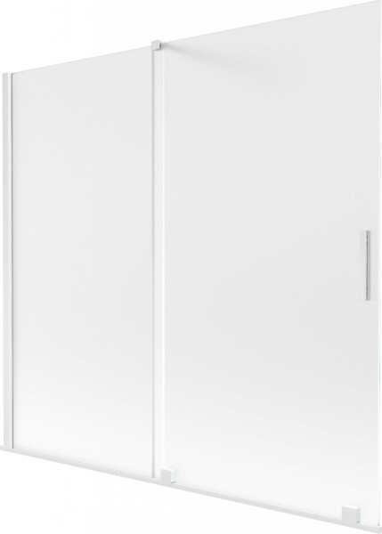 MEXEN/S - Velar dvojkrídlová posuvná vaňová zástena 170 x 150, dekor, biela 896-170-000-31-20