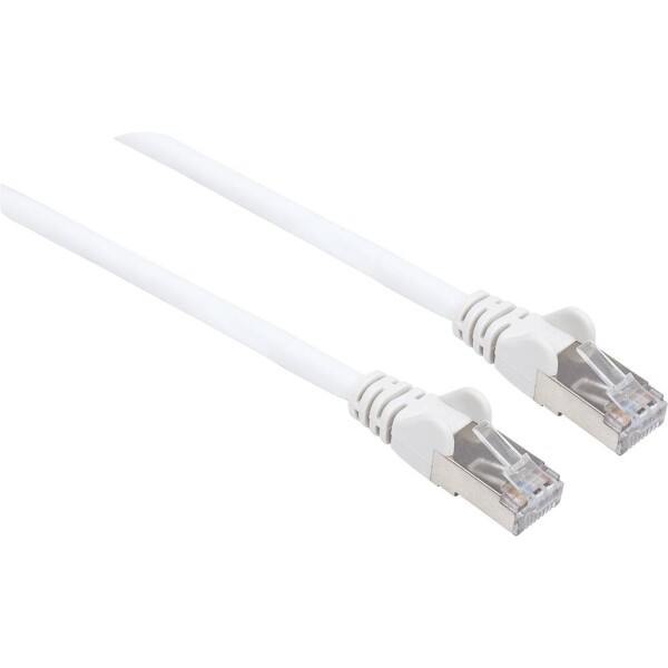 Intellinet 741903 RJ45 sieťové káble, prepojovacie káble CAT 6a (surový kábel CAT 7) S/FTP 0.25 m biela bez halogénov 1 ks; 741903