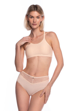 Nohavičky Lama L-VIS1562 MD Viskóza A'2 S-XL černo-béžová 4XL