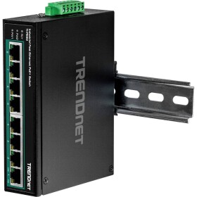 TrendNet TI-PE80 priemyselný ethernetový switch 10 / 100 MBit/s; 21.22.1440