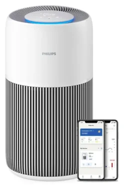 Philips 2000 AC2220/10 biela / Čistička vzduchu / 45 dB / 28 W / dotykové ovládanie (AC2220/10)