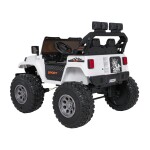 Mamido Elektrické autíčko Extreme Sport 4x4 s premenlivou veľkosťou bielej