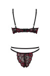 Dámsky erotický set Rosalinda - BEAUTY NIGHT FASHION černá S/M