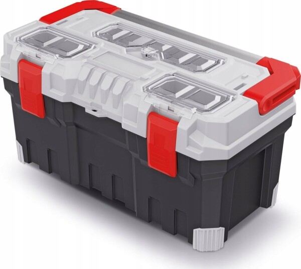 Kistenberg TITAN PLUS Plastový kufor na náradie, 55,4x28,6x27,6cm, šedá KTIPA5530-4C