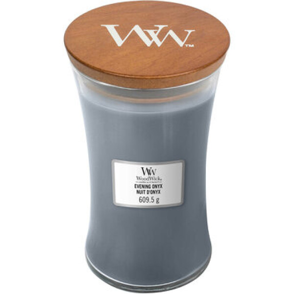 Woodwick Evening Onyx 609.5g - váza veľká / doba horenia: až 120 h (5038581055060)