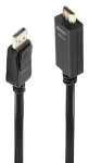 Lindy čierna / Adaptér / DisplayPort - HDMI / 2 m / 4K 30Hz (36922)