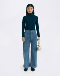 Thinking MU Fuzz Corduroy Karina Pants BLUE 38