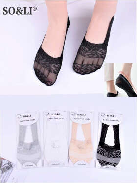 Dámske ponožky WiK ZZX0035 Lace černá 39-41