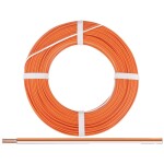 Donau Elektronik 250-57-25 opletenie / lanko 2 x 0.50 mm² bielooranžový 25 m; 250-57-25