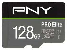 PNY PRE Elite microSDXC 128 GB / Pamäťová karta / Class 10 / UHS-I U3 / 100/90 MB/s (P-SDU128V31100PRO-GE)