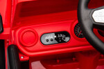 Mamido Mamido Elektrické autíčko OFFROAD červené 12V Vysoký podvozok, široké sedadlo, Odpružené nápravy, 2,4 GHz Diaľkové ovládanie LED svetlá