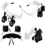 Verk Náhlavná lupa s LED svetlom VR 09141