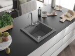MEXEN MEXEN - Vito granitový drez 1 520x490 mm, sivá 6503521000-71