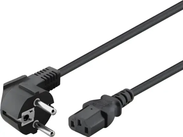Goobay Napájací kábel IEC C13 čierna / Napájací kábel / 5 m / 3-vodič / 1 mm2 (93119)