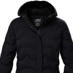 Dámska technická bunda Killtec KOW 9 s prešívanou kapucňou na zips, nepremokavá, čierna (41806/200) 46