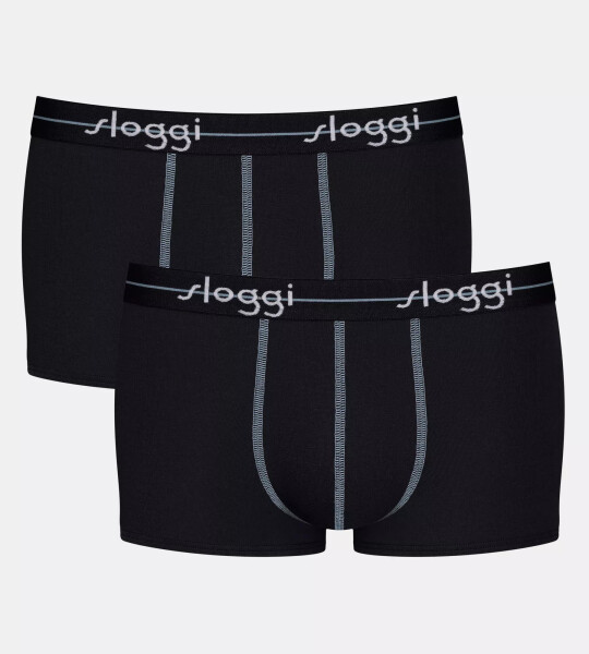 Pánske boxerky Start Hipster C2P box - BLACK - black 0004 - SLOGGI BLACK 6