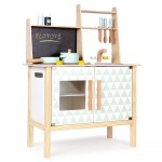 Ecotoys Ecotoys Detská drevená kuchynka s tabuľou