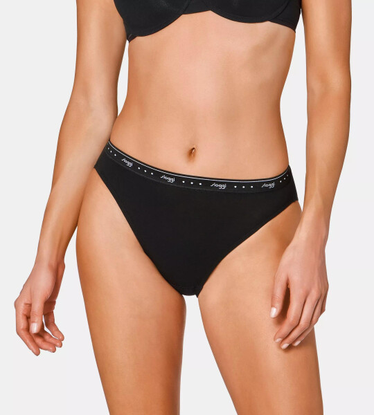 Dámske nohavičky Sloggi 24/7 100 Tai 2P čierne BLACK 38