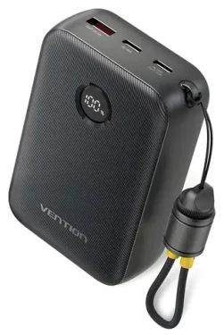Vention Powerbanka 20000 mAh čierna / Powerbanka / 2x USB-C / 1x USB-A (FKBB0-C)