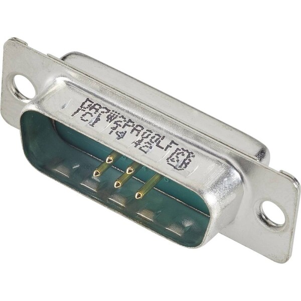 FCI D-SUB DA7W2PA00LF D-SUB hybridný konektor 180 ° Pólov: 7 spájkovaný konektor 1 ks; DA7W2PA00LF