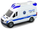 Mamido Interaktívne policajné auto s rozsvietenými svetlami a zvukom s otváracími dverami