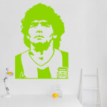 Veselá Stena Samolepka Diego Maradona Farba: béžová, Veľkosť: 60 x 42 cm