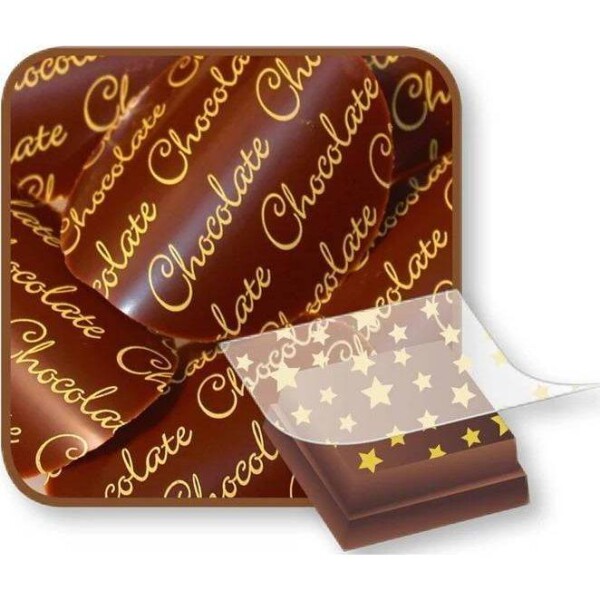 Bombasei transferová fólia Chocolate, 36,5 × 25 cm - dortis