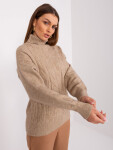 Jumper AT SW 23401.97P svetlohnedý jedna velikost