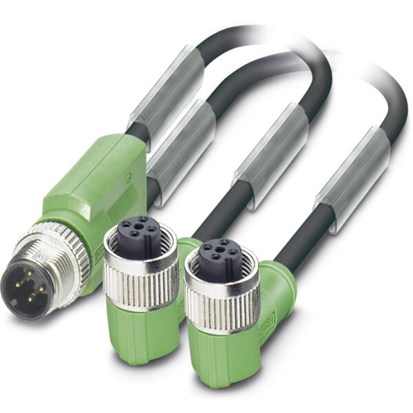Sensor/Actuator cable SAC-3P-M12Y/2X3,0-PUR/M12FR B 1669026 Phoenix Contact; 1669026