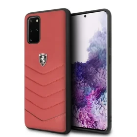 Ferrari Heritage Hardcase pre Samsung Galaxy S20+ červená / Puzdro / Tvrdený zadný kryt (FEHQUHCS67RE)