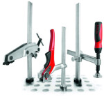 Bessey TW16-20-10-2K / Upínací prvok s pevným vyložením TW / 200 x 100 mm / upínacia sila až 3000 N (TW16-20-10-2K)