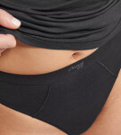 Dámske tangá EVER Ease String - BLACK - black 0004 - SLOGGI BLACK XL