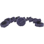 Náhradné brúsne taniere, Ø50mm, pásové koliesko fialové, balenie 10ks KS Tools 515.5086; 515.5086