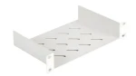 Equip 10" svetlo šedá / Polica pre rack / 1U / pevná / hĺbka 150 mm (EZFS-10-1-15-G)