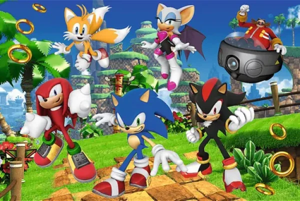 Trefl - Puzzle - Sonic a jeho priatelia